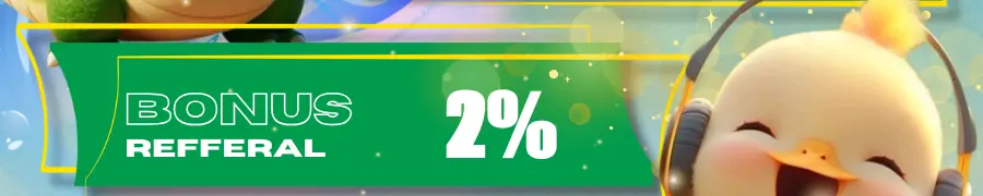 BONUS REFERAL UP TO 2% - KHUSUS SLOT INDAHSLOT