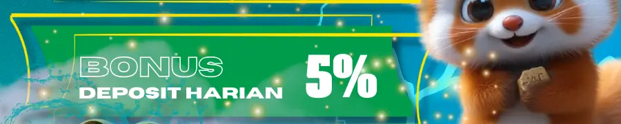 BONUS DEPOSIT HARIAN 5%